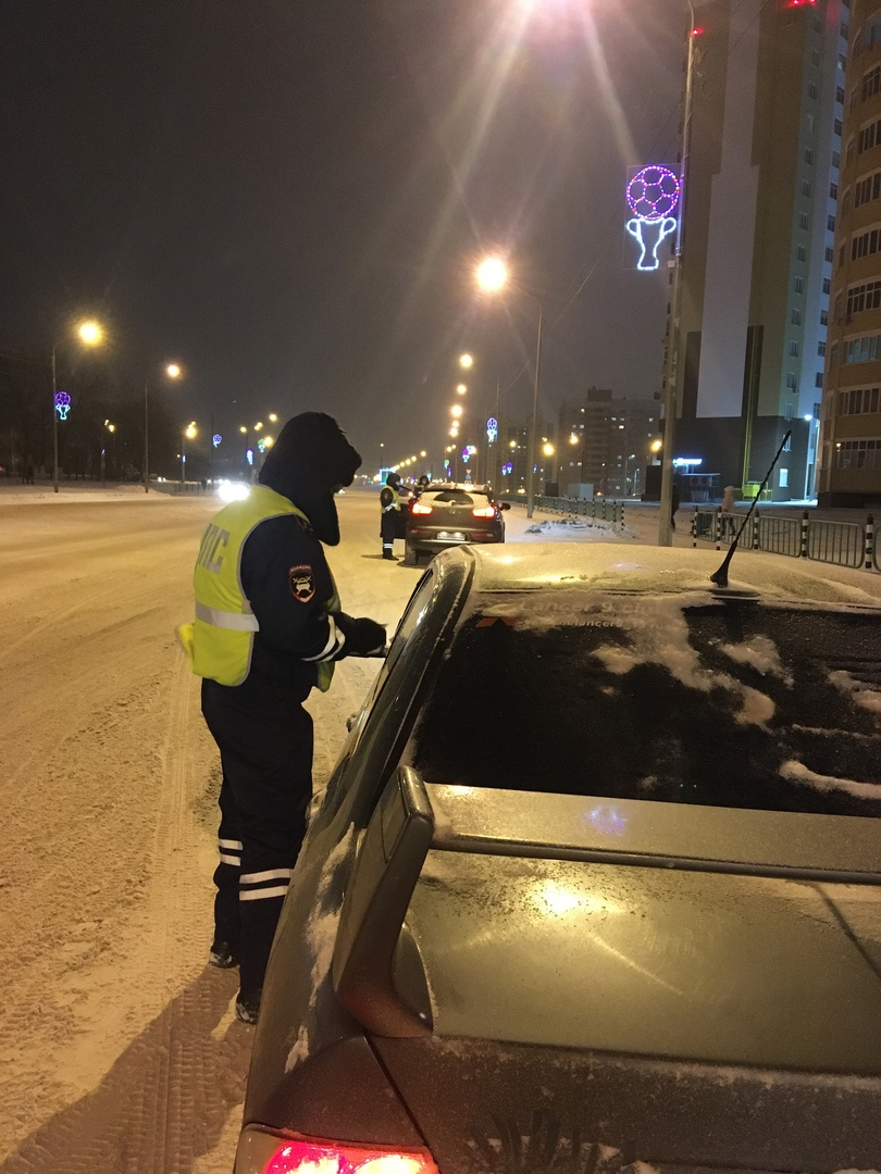 За два дня в Саранске поймали 19 нетрезвых водителей