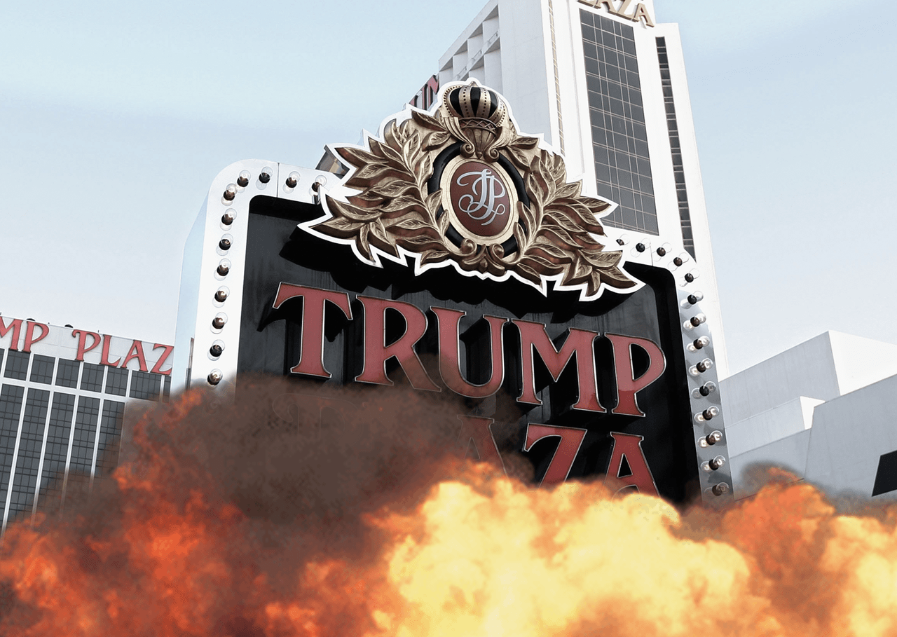 В Атлантик-Сити взорвали недействующее казино Дональда Трампа