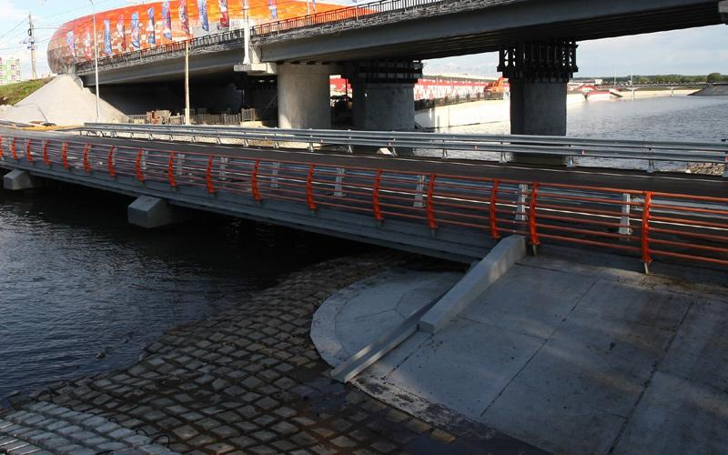 В Саранске с 30 марта закроют движение по мосту через реку Инсар
