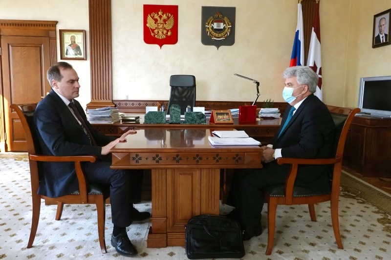 Артем Здунов провел встречу с мэром Саранска