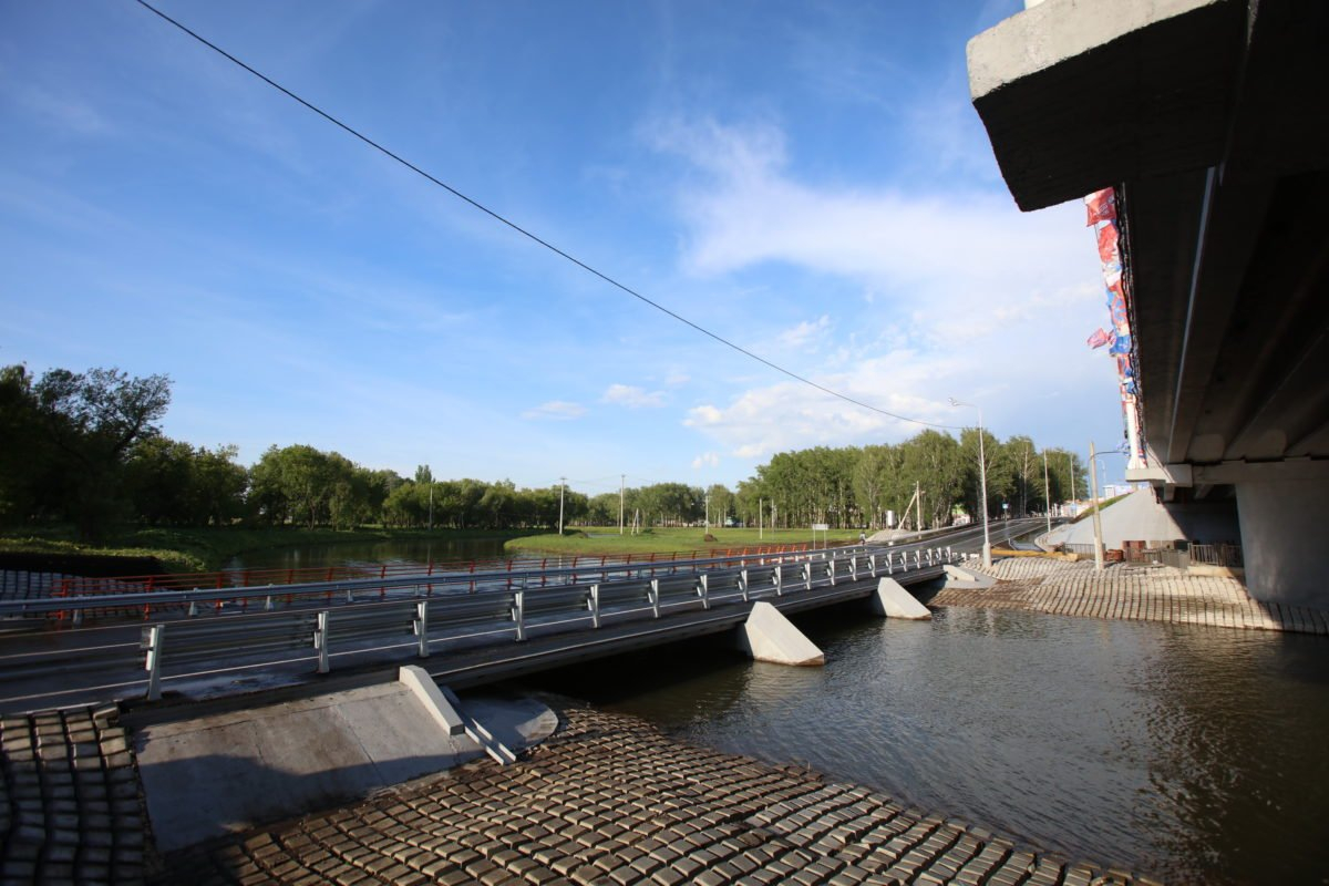 Низководный мост через Инсар в Саранске будет сдан досрочно