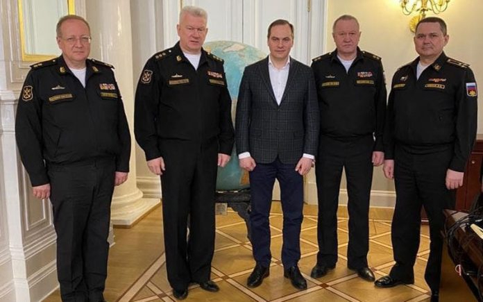 Артём Здунов пообщался с главнокомандующим ВМФ России адмиралом Николаем Евменовым