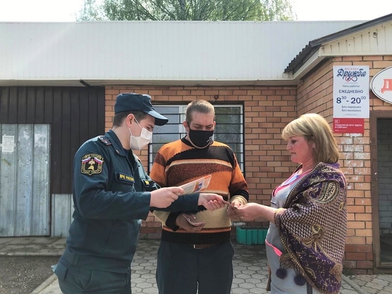 Сотрудники МЧС провели инструктаж для жителей Теньгушевского и Темниковского районов