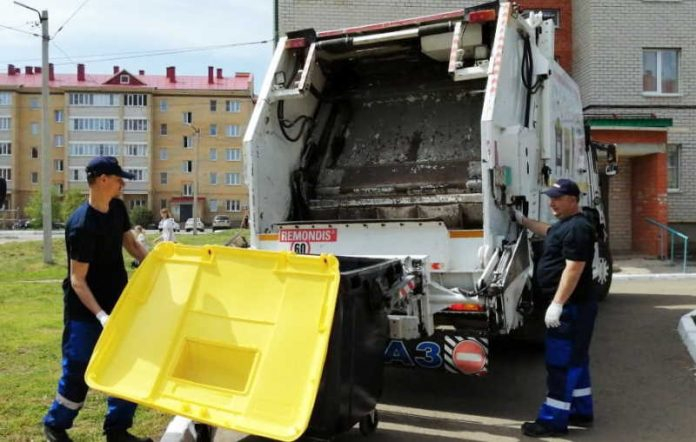 В Рузаевке поставили сто новых контейнеров для раздельного сбора мусора