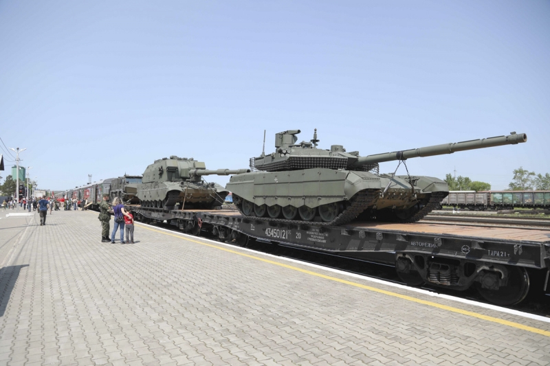 25 июня на вокзале в Саранске будет до 13 часов открыт тематический поезд Минобороны