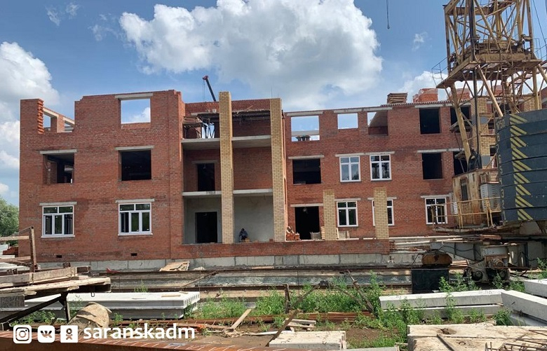 В Саранске детский сад на 1-й Набережной будет построен к концу 2021 года