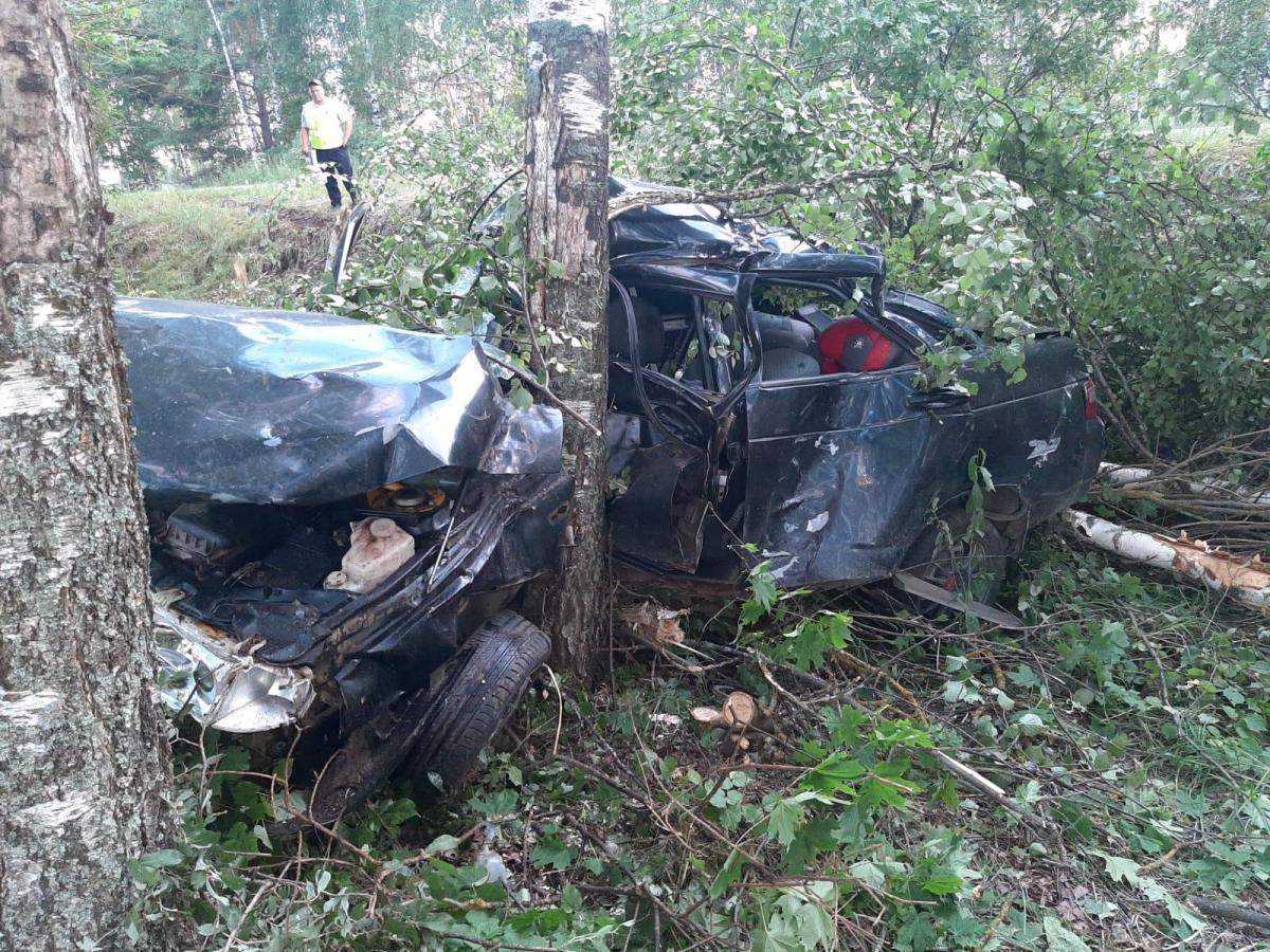 Двое молодых людей пострадали в результате вылета ВАЗ-21101 в березовую рощу в Мордовии