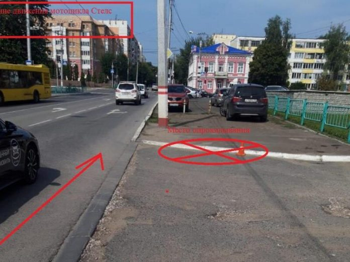 Пострадавшего в ДТП в Саранске 27-летнего мотоциклиста оштрафуют минимум на 5 тысяч рублей