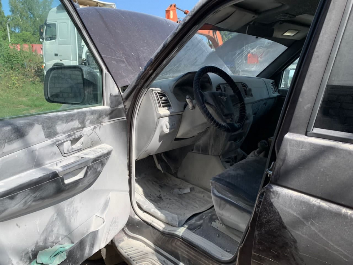 На трассе в Пролетарском районе Саранска загорелся «УАЗ Пикап»