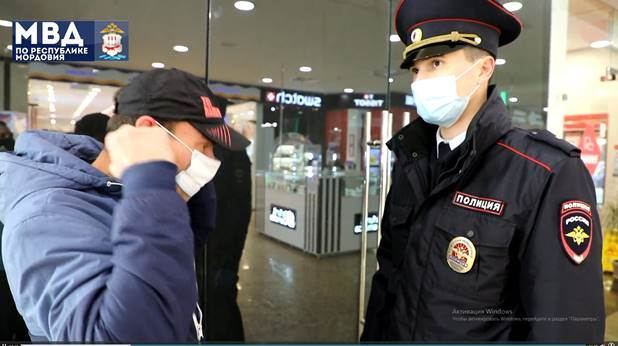 Рейды по соблюдению масочного режима проводятся в Мордовии