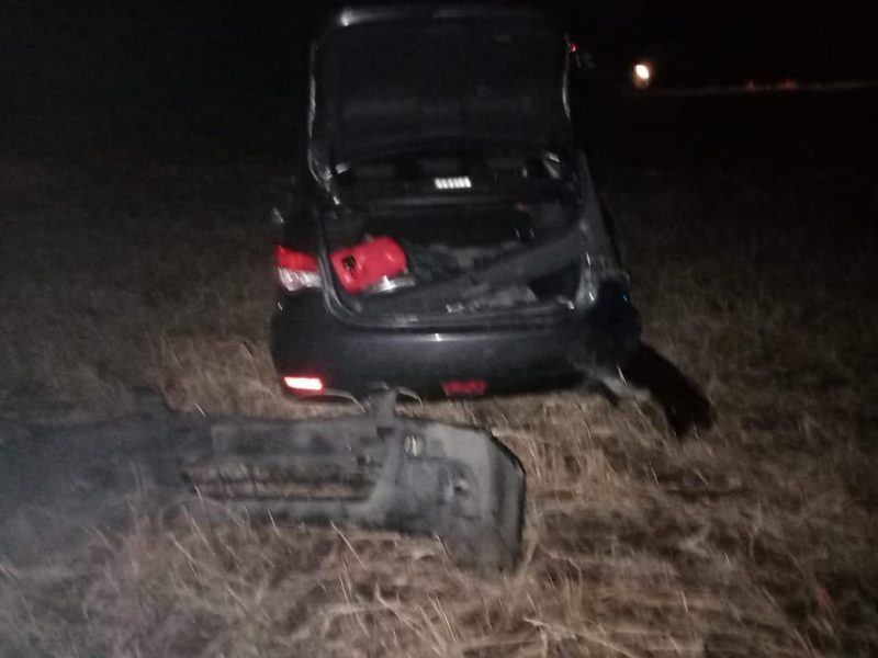 На трассе в Мордовии водитель не справился с управлением и отправил иномарку в кювет