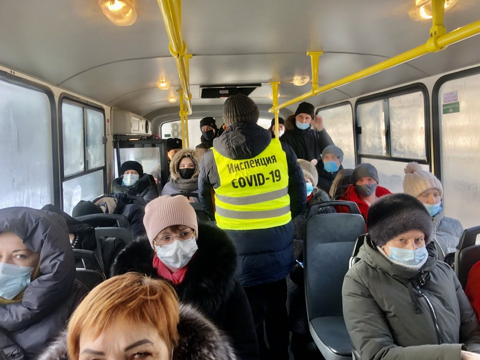 В Рузаевке водителя автобуса наказали за отсутствие маски