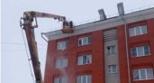 В Саранске управляющие компании наказывают за снег на крышах многоквартирных домов