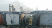 Один человек пострадал в результате пожара в гаражном кооперативе в Саранске