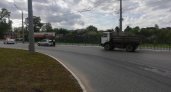 «МАЗ» и «Тойота» столкнулись на кольце в Саранске: есть пострадавшая