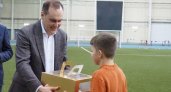 Юный футболист из Саранска получил подарки от главы Республике Мордовии