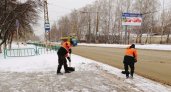 Саранские коммунальщики разбираются с последствиями снегопада