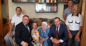 Глава Мордовии Здунов поздравил ветерана труда Никулкину со 100-летним юбилеем