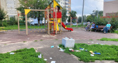 В Саранске пожаловались на замусоренную детскую площадку