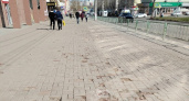 Жители Саранска пожаловались на плохое состояние городского тротуара