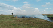В Мордовии сгорела сухая трава на площади 300 кв. м.