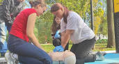 В пушкинском парке детей научили оказывать первую медицинскую помощь