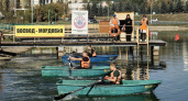 В Саранске 15 команд состязались в гребле на лодках на дистанции 150 метров в честь Дня учителя