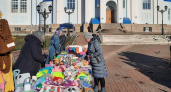 У Казанского собора в Саранске состоялась благотворительная ярмарка