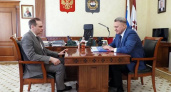 Глава Мордовии Артём Здунов встретился с уполномоченным по правам человека Валерием Левиным