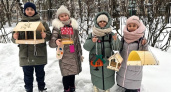В Саранске учащиеся лицея №26 с родителями сделали для птиц кормушки