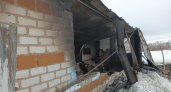 В Инсарском районе сгорел частный дом