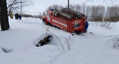 В Мордовии пожарные не смогли добраться до пожара из-за нерасчищенных дорог