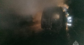 В Мордовии на дороге полностью сгорела пассажирская «ГАЗель»