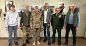Ветераны СВО побывали на открытии фотовыставки «Первополосные» в музее Эрьзи