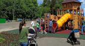 В Саранске установили новую детскую площадку