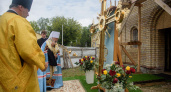 В Саранске состоялось освящение креста для храма-часовни