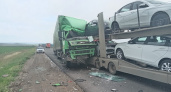 В Мордовии в ДТП с автовозом погиб водитель фуры