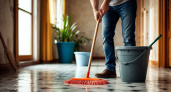 Начала мыть полы солёной водой — перемены в доме ощутила вся семья: вот почему нужно соль добавлять в ведро