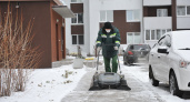На борьбу со льдом в Саранске вышли больше 160 работников и спецтехника