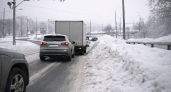 Саранских водителей штрафуют за снег на дороге