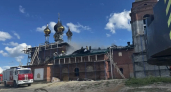 В Атяшевском районе Мордовии пожарные тушили строящийся храм