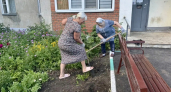 В Саранске жители в выходной день объединились ради субботника  около своего дома