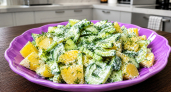 Всё лето готовлю эту закуску из огурцов: с летним средиземноморским вкусом - идеальна в жару, даже лучше мяса