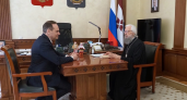 Артём Здунов и митрополит Зиновий обсудили развитие духовных проектов в Мордовии