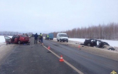 Страшная авария на трассе Саранск-Ульяновск унесла жизни четырех человек