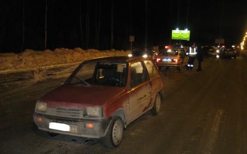 В Мордовии автомобиль съехал в кювет, есть пострадавший