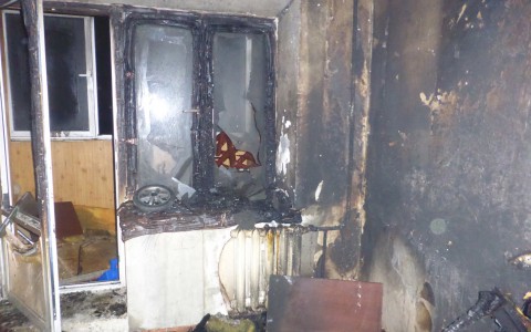 На Рождество в Саранске произошел крупный пожар: 26 человек эвакуировли (фото, видео)