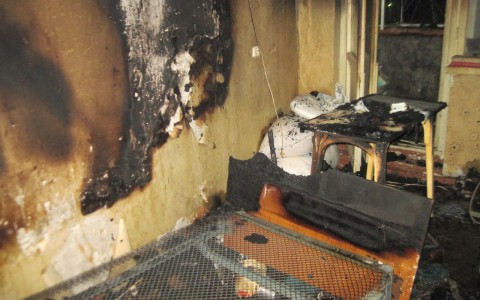 Житель Мордовии поджег под собой кровать (фото)
