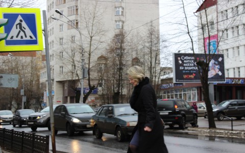 Переход дороги в неположенном месте закончился для женщины в больнице
