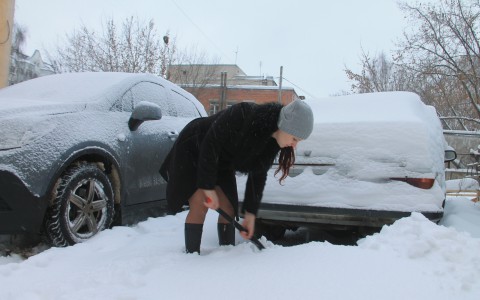 В выходные Саранск заметет снегом